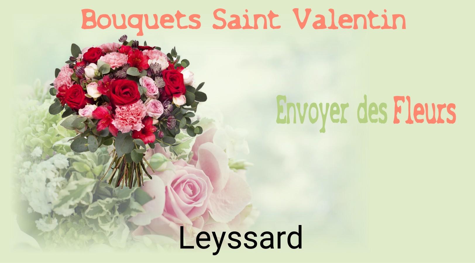 Roses de Saint-Valentin livrées à Leyssard